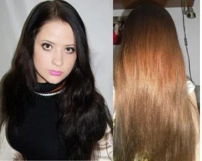 fotografii nuanțare par inainte si dupa pentru blonde, brunete, întuneric, blond și părul blond