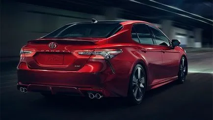 Toyota Camry 2018 egy új testben - egy fotót, az ár a videó tesztvezetés és befejezése