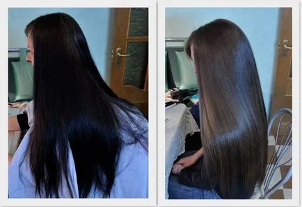 fotografii nuanțare par inainte si dupa pentru blonde, brunete, întuneric, blond și părul blond