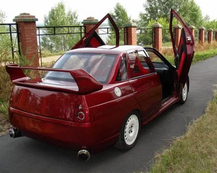 Tuning VAZ Lada Priora (12 kép), áttekintésre, videók, ferdehátú, szedán, tuning, Priora lada