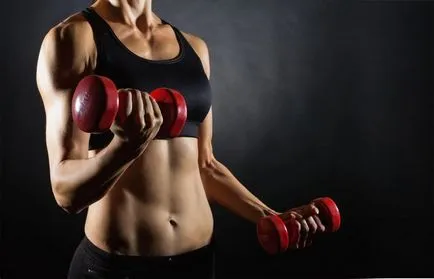 Упражнение с тежести за жени, за да отслабнете като у дома си