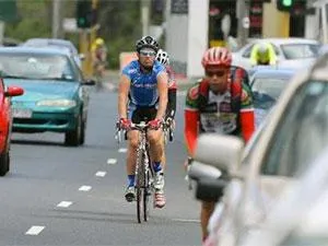 Semnale Condiționat biciclist pe drum