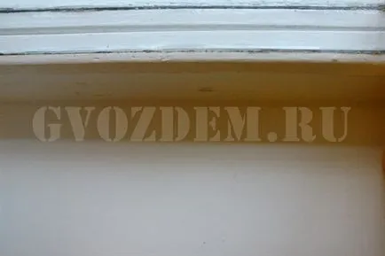 Montare de glafuri din PVC cu propriile sale mâini