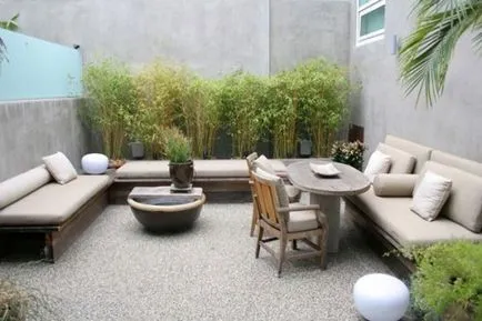 Inspiráló tervez teraszok - 50 kép, hogyan díszítik a kert