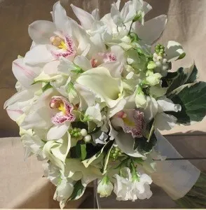 Kiválasztása egy esküvői csokor orchidea