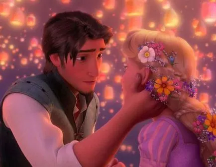 preț mireasa în stilul „Rapunzel“ desene animate
