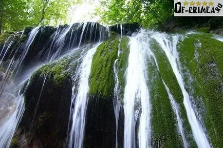 Jur Jur водопад в Крим - описание на това как dobartsya, история и снимки