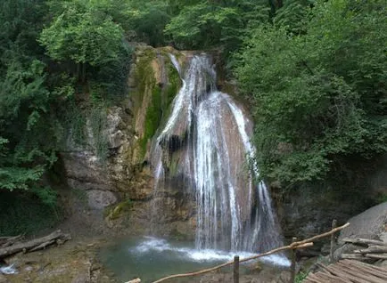 Водопад Jur-Jur, Крим описание, снимки, което е на картата, как да се получи