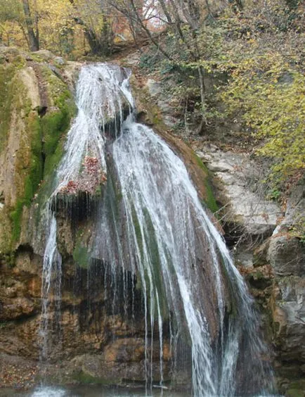 Cascada Jur-Jur, descriere Crimeea, fotografii, care se află pe hartă, cum să obțineți