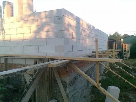 Walling de beton celular în casă