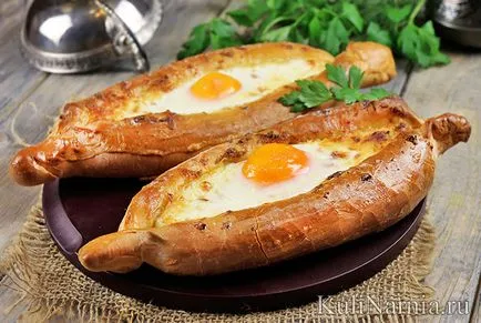 Adjara KHACHAPURI a recept egy fotó