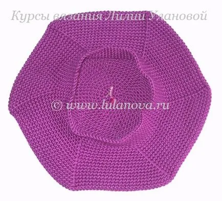 Knit croșetat bereta