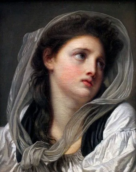 A művész, Jean-Baptiste Greuze (Jean-Baptiste Greuze), festmények