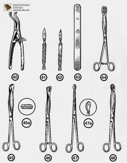 Instrumente chirurgicale - etsiklopediya medicale - Enciclopedia & amp; dicționare
