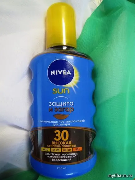 Napvédő és gondozás - A NIVEA SUN olaj spray védelme és tan