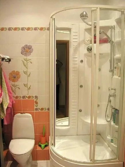 200 Ötletek kényelmes kis fürdőszoba (fotók)