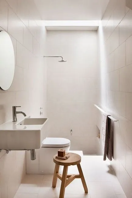 200 Ötletek kényelmes kis fürdőszoba (fotók)