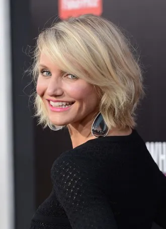 Hajvágás különböző hosszúságú Cameron Diaz Photo