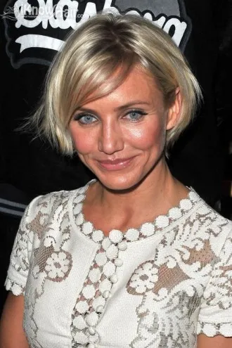 Hajvágás különböző hosszúságú Cameron Diaz Photo