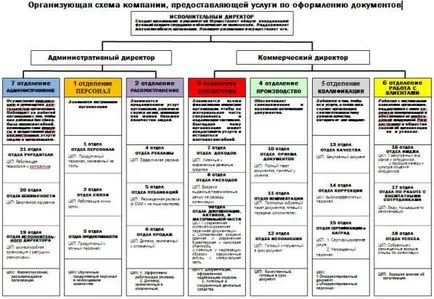 exemple Structura de organizare a sistemului de