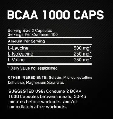 BCAA 1000 sapkák - készítmény, áttekintésre, a hatékonyság, hogyan lehet