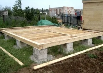 Bungalow pentru a da mâinile sale un metal, lemn, plastic și alte structuri de instalare