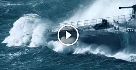 Ce face marinarii în timpul unei furtuni violente în ocean