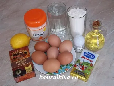 Azt, hogy a sütemény choux tészta tejszínnel fehérje, recept fotó