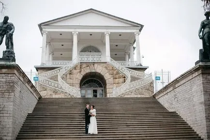 sesiune foto de nunta în Pușkin