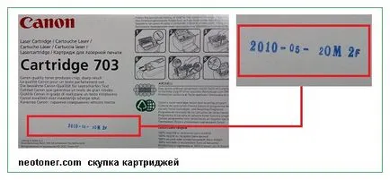 Къде е писано от датата на производство и срока на годност на патрона