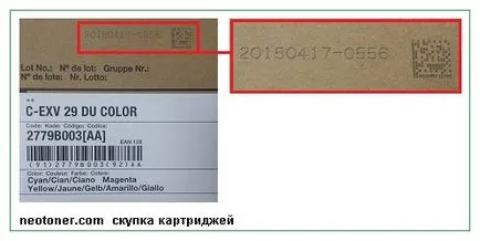 Къде е писано от датата на производство и срока на годност на патрона