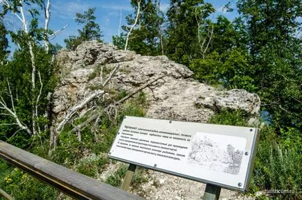 Sztrelna hegy, a Mount Camel, Samarskaya Luka, Zhiguli hegység