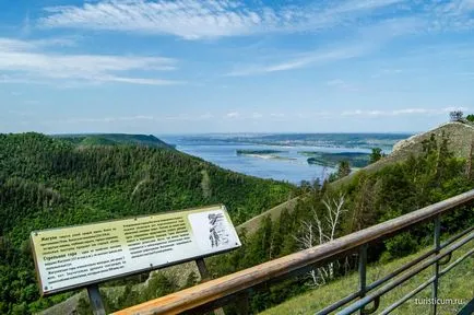 Sztrelna hegy, a Mount Camel, Samarskaya Luka, Zhiguli hegység