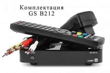 v212 gs - receptor HD prin satelit set-top box tuner