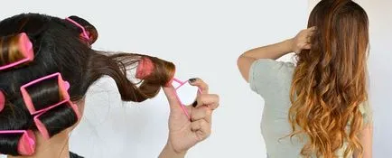 Cum să trișeze bigudiuri spumă, accesorii, parul tau