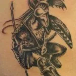 Татуировка спартански значимост, снимки и скици на най-добрите
