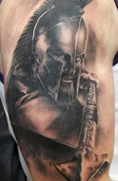 Tattoo Spartan - érték tetoválás minták és képek