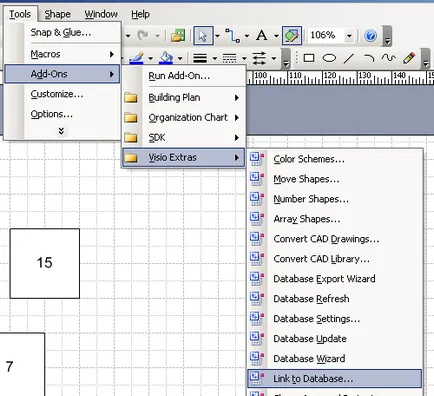 Comunicare forme de date Visio în Excel