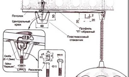 Как да се движат на полилея на тавана на правилата за безопасност