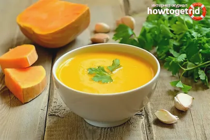 Как да се готви супа с тиква пюре 10 рецепти