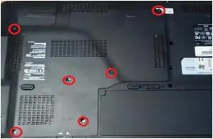 Hogyan szétszedni laptop Acer Aspire 6935g és tiszta por