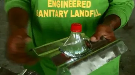 Hogyan készítsünk egy zseblámpát, hogy működik áram nélkül, a hagyományos műanyag palack