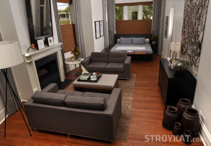 Cum de a aranja mobilierul într-o cameră lungă și îngustă - design interior - mobilier din interior