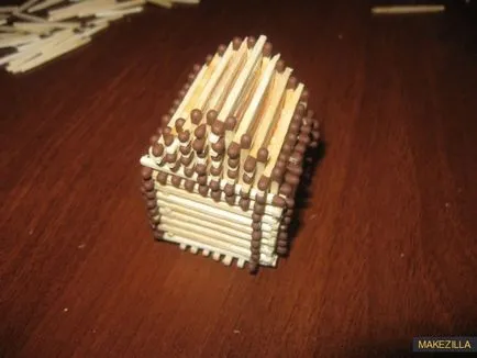 Hogyan készítsünk egy házat matchsticks