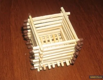 Hogyan készítsünk egy házat matchsticks