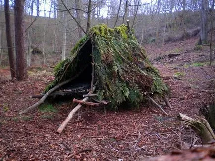 Как да си направим палатка колиби с ръцете си от клон инструкция, снимки