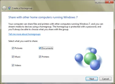 Hogyan lehet Windows 7 otthoni csoport tartalom érhető Vista és XP