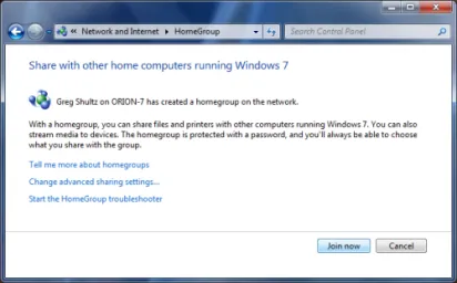 Как да си направим Windows 7 съдържание домашна група на разположение за Vista и XP