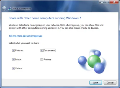 Hogyan lehet Windows 7 otthoni csoport tartalom érhető Vista és XP