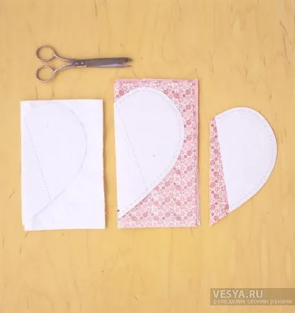 Как да шият восъчна във формата на сърце